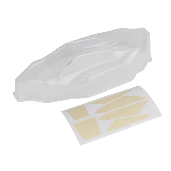 TEAM ASSOCIATED RC10B7 BODYSHELL, CLEAR